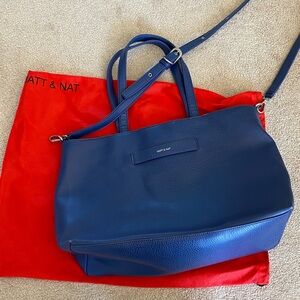 Matt & Nat Navy Blue Tote Bag